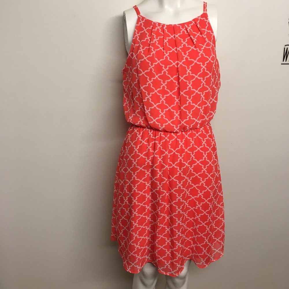 New orange dress.